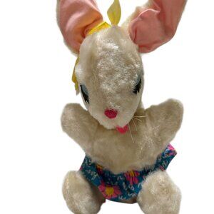 Vintage Commonweatlh Toy Co. Plush Bunny Rabbit Posable Ears